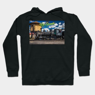 Rio Grande Southern 20 Steam Locomotive at Antonito Colorado Hoodie